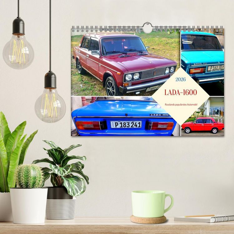 Produktbild: LADA-1600 - Russlands popul&auml;rstes Automobil (Wandkalender 2026 DIN A4 quer), CALVENDO Monatskalender