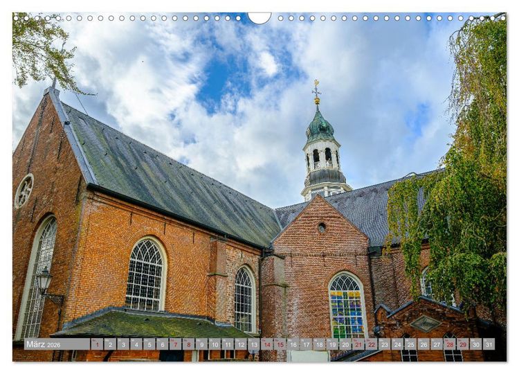 Produktbild: Ein Blick auf Leer (Ostfriesland) (Wandkalender 2026 DIN A3 quer), CALVENDO Monatskalender