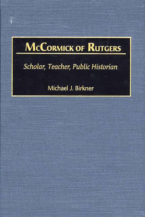 Produktbild: McCormick of Rutgers