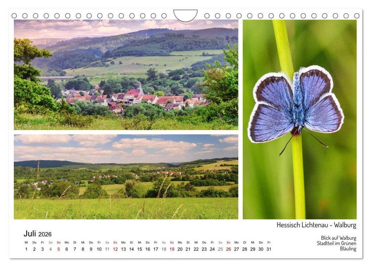Produktbild: M&auml;rchenhaftes Hessisch Lichtenau (Wandkalender 2026 DIN A4 quer), CALVENDO Monatskalender