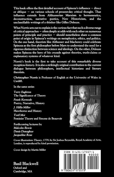 Produktbild: Norris, C: Spinoza & the Origins of Modern Critical Theory