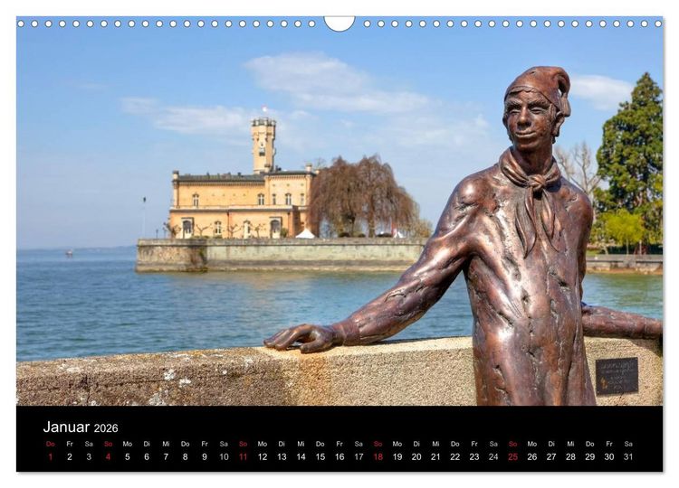 Produktbild: Bodensee (Wandkalender 2026 DIN A3 quer), CALVENDO Monatskalender