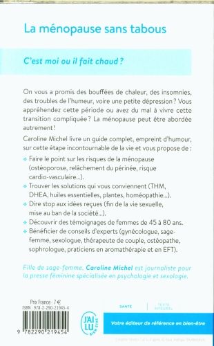Produktbild: La m&eacute;nopause sans tabous : c'est moi ou il fait chaud ?