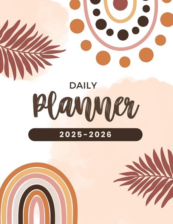 Produktbild: Daily Planner Book 2025-2026