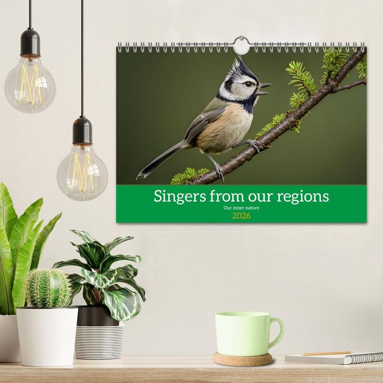Produktbild: Singers from our regions - Our intimate nature (Wall Calendar 2026 DIN A4 landscape), CALVENDO 12 Month Wall Calendar