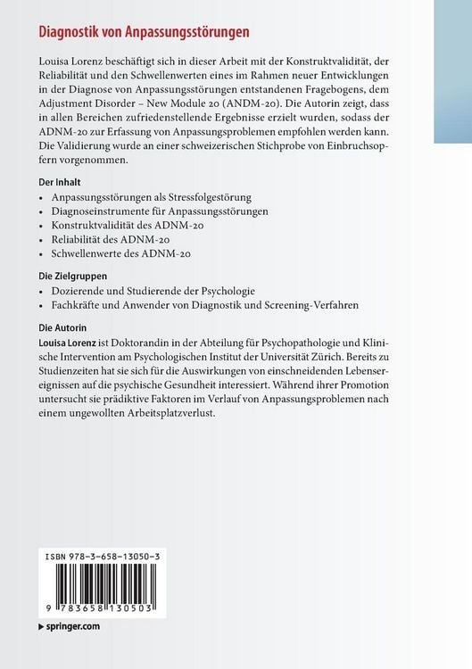 Produktbild: Diagnostik von Anpassungsst&ouml;rungen