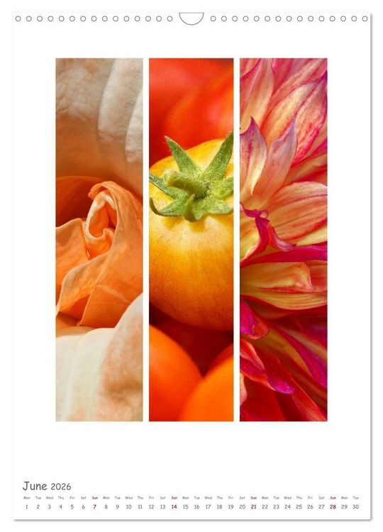 Produktbild: Colours of Nature - Triptycha (Wall Calendar 2026 DIN A3 portrait), CALVENDO 12 Month Wall Calendar