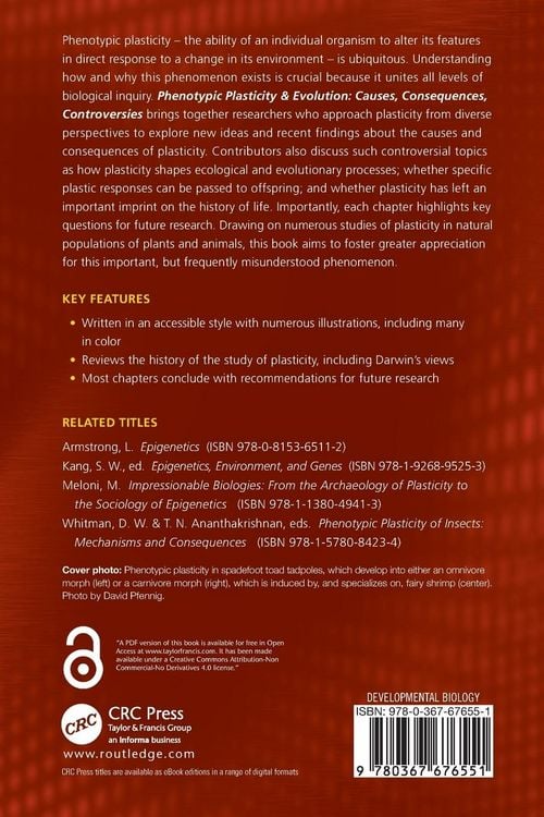 Produktbild: Phenotypic Plasticity & Evolution