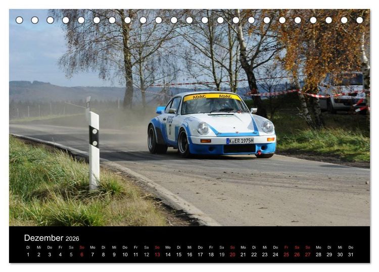 Produktbild: Rallye, K&ouml;ln - Ahrweiler (Tischkalender 2026 DIN A5 quer), CALVENDO Monatskalender
