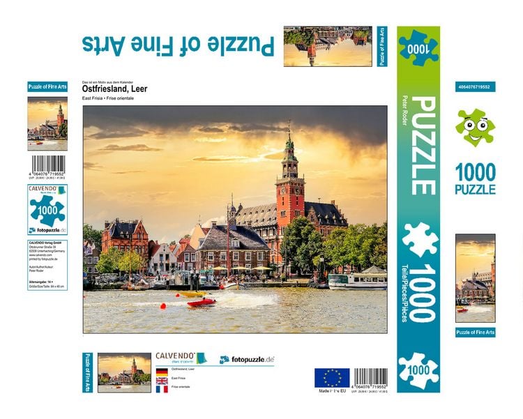 Produktbild: CALVENDO Puzzle Ostfriesland, Leer 1000 Teile Lege-Gr&ouml;&szlig;e 640 x 480 cm Foto-Puzzle Bild von Peter Roder