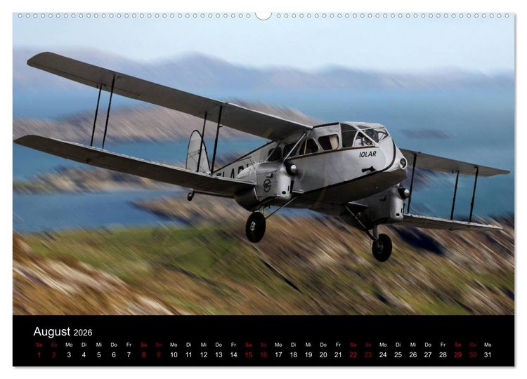 Produktbild: Oldtimer am Himmel (Wandkalender 2026 DIN A2 quer), CALVENDO Monatskalender