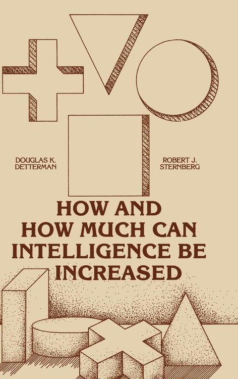 Produktbild: How and How Much Can Intellegence Be Increased