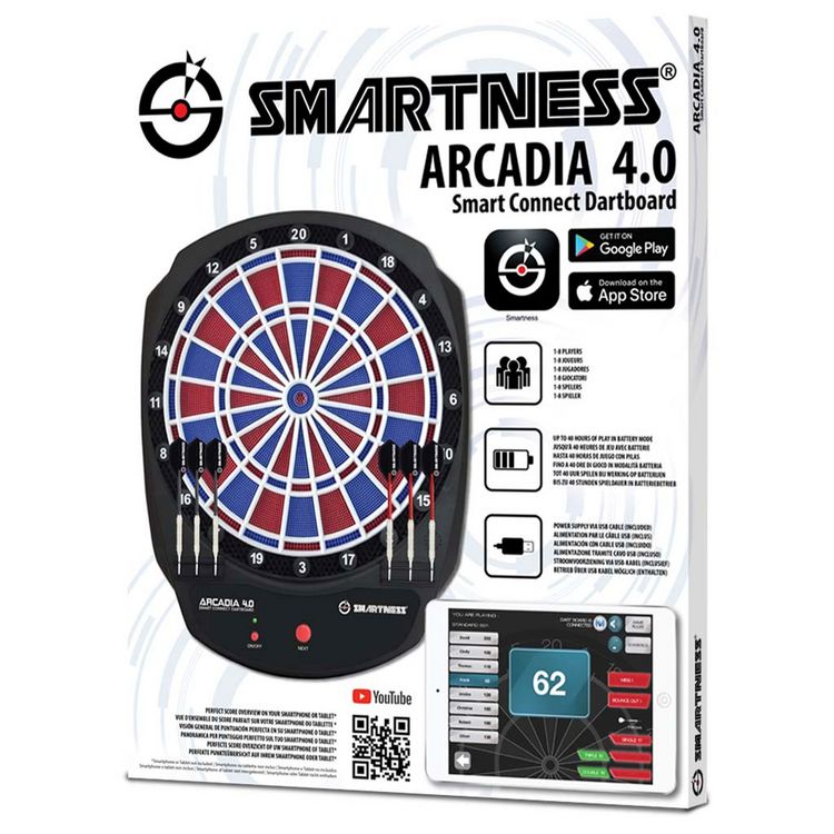 Produktbild: SMARTNESS ELEKTRONIK DARTBOARD TURBO CHARGER 4.0, 2-LOCH ABSTAND