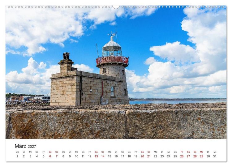 Produktbild: Leuchtt&uuml;rme Irlands (hochwertiger Premium Wandkalender 2027 DIN A2 quer), Kunstdruck in Hochglanz