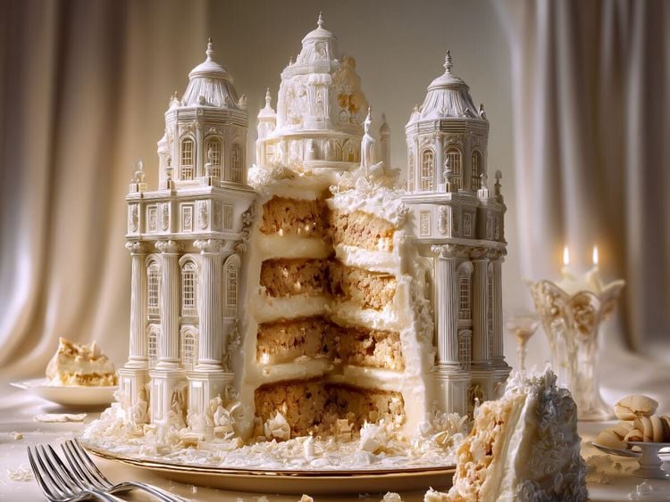 Produktbild: CALVENDO Puzzle Barockpalast-Torte | 1000 Teile Lege-Gr&ouml;&szlig;e 64x48cm Foto-Puzzle f&uuml;r gl&uuml;ckliche Stunden