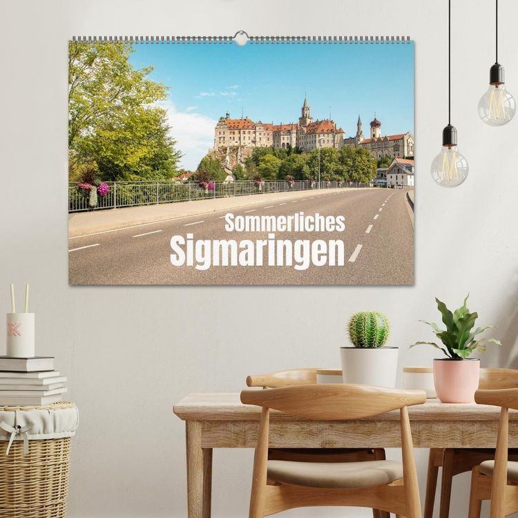 Produktbild: Sommerliches Sigmaringen (Wandkalender 2027 DIN A2 quer), CALVENDO Monatskalender
