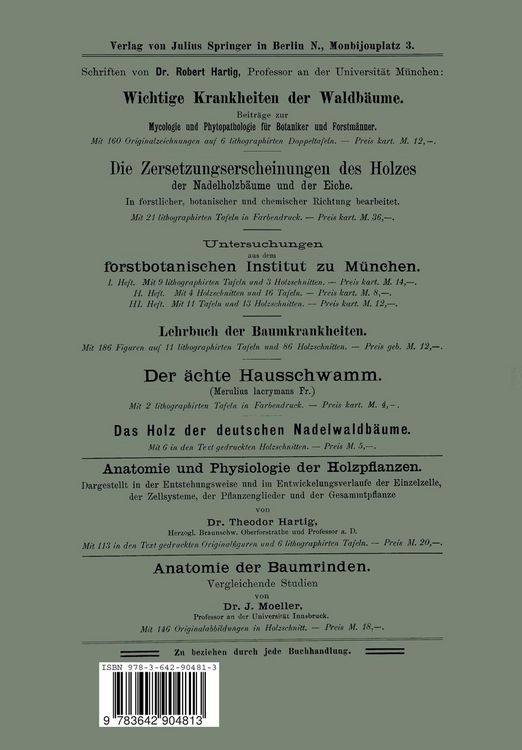 Produktbild: Beitr&auml;ge zur Kenntniss der Baumkrankheiten