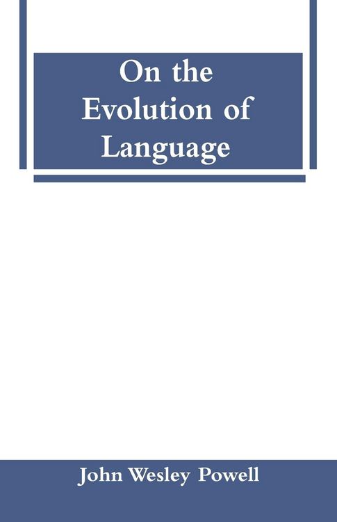 Produktbild: On the Evolution of Language