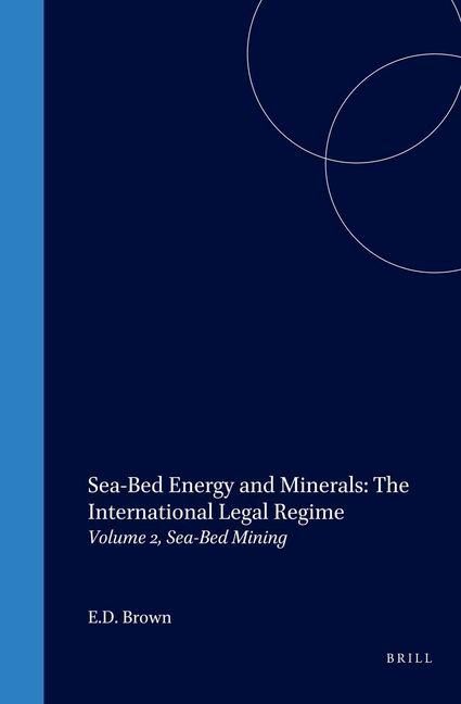 Produktbild: Sea-Bed Energy and Minerals:The International Legal Regime
