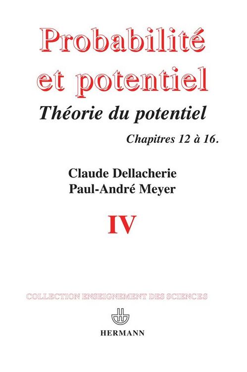 Produktbild: Probabilit&eacute;s et potentiel, Volume 4