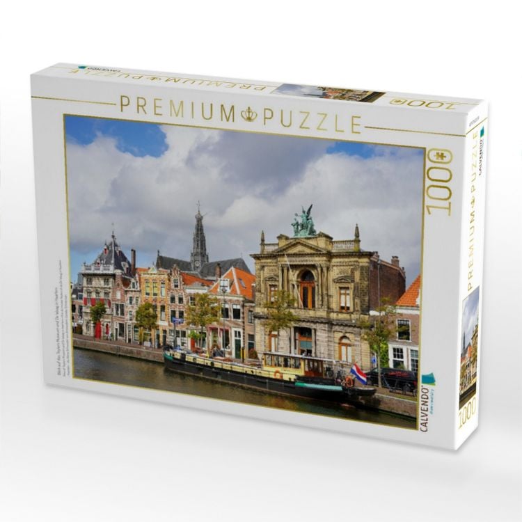 Produktbild: CALVENDO Puzzle Blick auf das Teylers Museum und De Waag in Haarlem | 1000 Teile Lege-Gr&ouml;&szlig;e 64x48cm Foto-Puzzle f&uuml;r gl&uuml;ckliche Stunden
