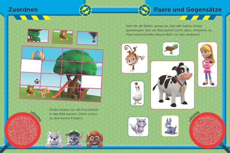 Produktbild: PAW Patrol Mein Lernspielbuch mit L&ouml;selupe