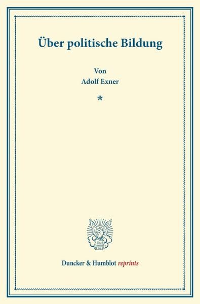 Produktbild: &Uuml;ber politische Bildung.