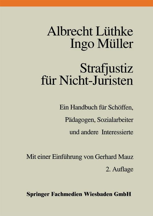 Produktbild: Strafjustiz f&uuml;r Nicht-Juristen