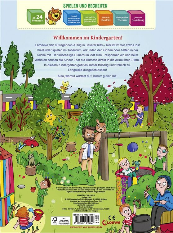 Produktbild: Mein sch&ouml;nstes Kindergarten-Wimmelbuch