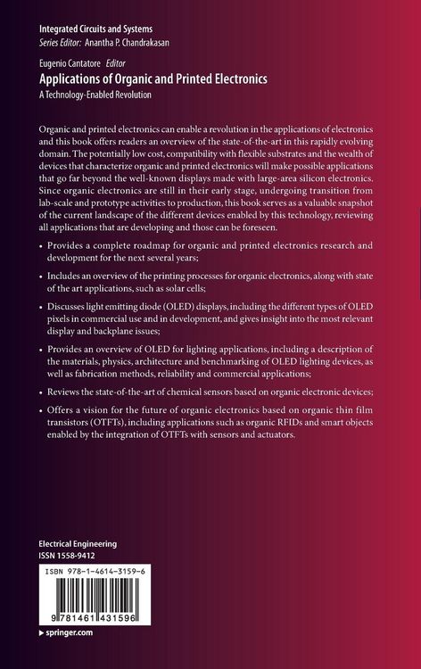Produktbild: Applications of Organic and Printed Electronics