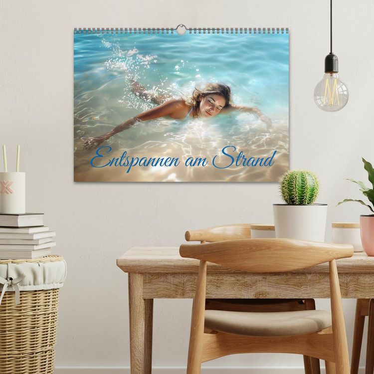 Produktbild: Entspannen am Strand (Wandkalender 2026 DIN A3 quer), CALVENDO Monatskalender