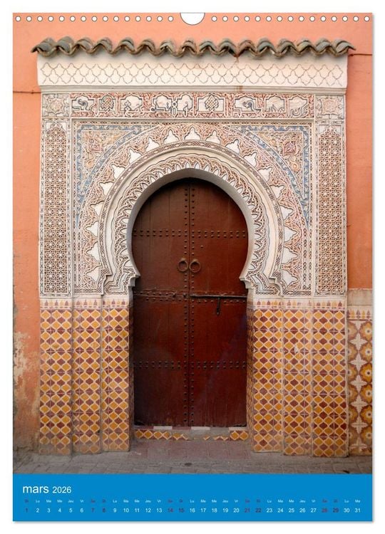 Produktbild: Portes Orientales (Calendrier mural 2026 DIN A3 horizontal), CALVENDO calendrier mensuel