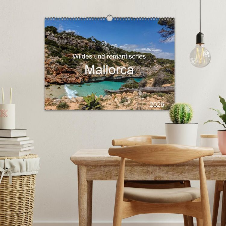 Produktbild: Wildes und romantisches Mallorca (Wandkalender 2026 DIN A3 quer), CALVENDO Monatskalender