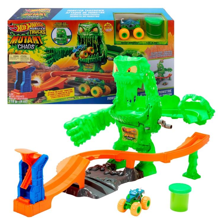 Produktbild: Hot Wheels Monster Trucks 1:64 Mutant Chaos Ooze Monster Playset