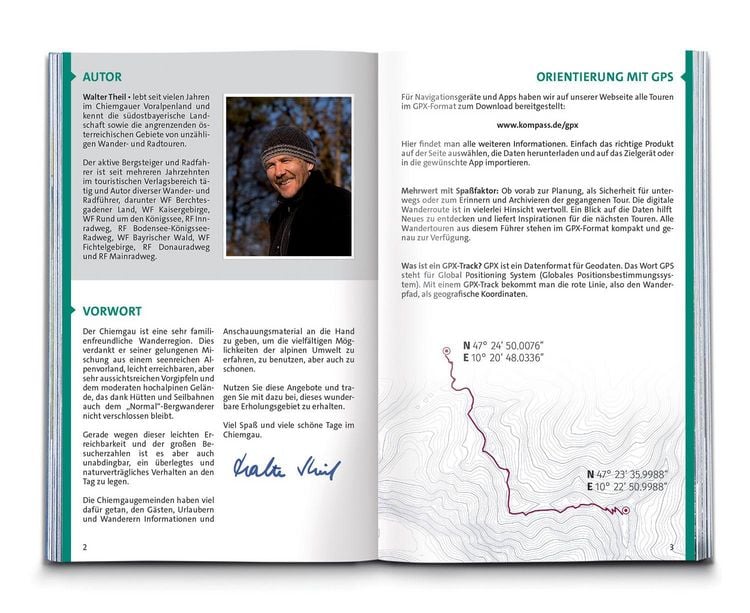 Produktbild: KOMPASS Wanderf&uuml;hrer Chiemgauer Alpen, 65 Touren mit Extra-Tourenkarte
