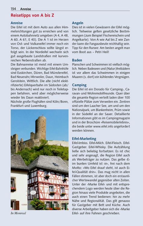 Produktbild: TRESCHER Reisef&uuml;hrer Eifel