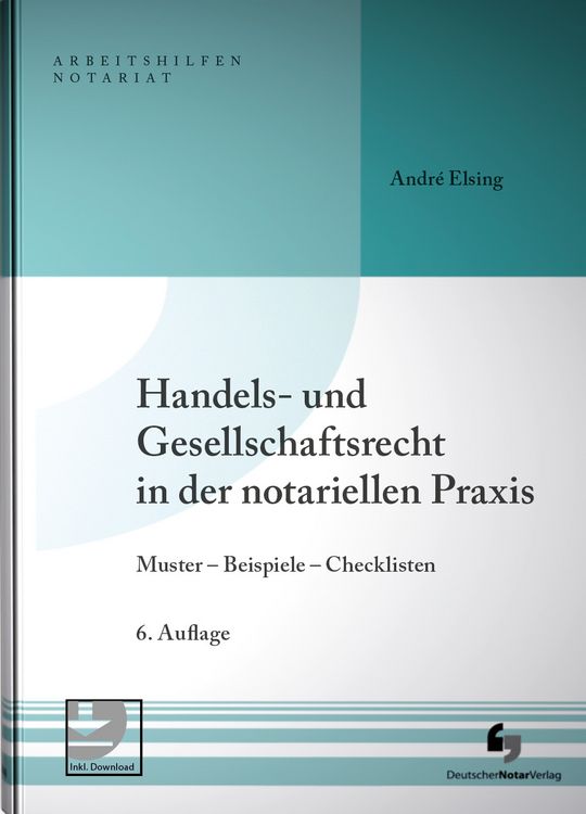 Produktbild: Handels- und Gesellschaftsrecht in der notariellen Praxis