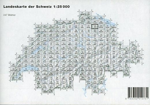 Produktbild: Swisstopo 1 : 25 000 Wil