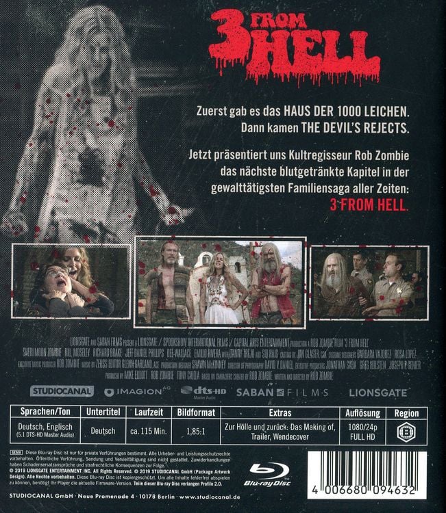 Produktbild: 3 From Hell