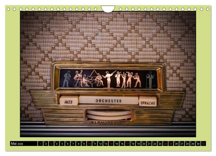 Produktbild: RADIO LEGENDEN (Wandkalender 2026 DIN A4 quer), CALVENDO Monatskalender