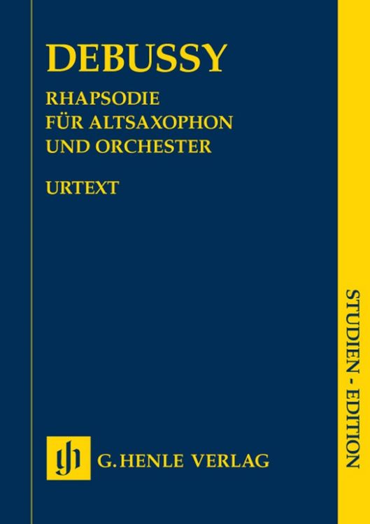 Produktbild: Claude Debussy - Rhapsodie f&uuml;r Altsaxophon und Orchester