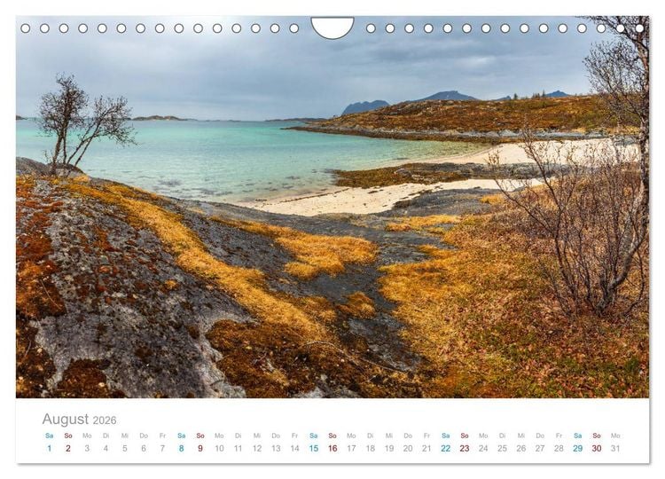 Produktbild: Norwegen - der hohe Norden (Wandkalender 2026 DIN A4 quer), CALVENDO Monatskalender