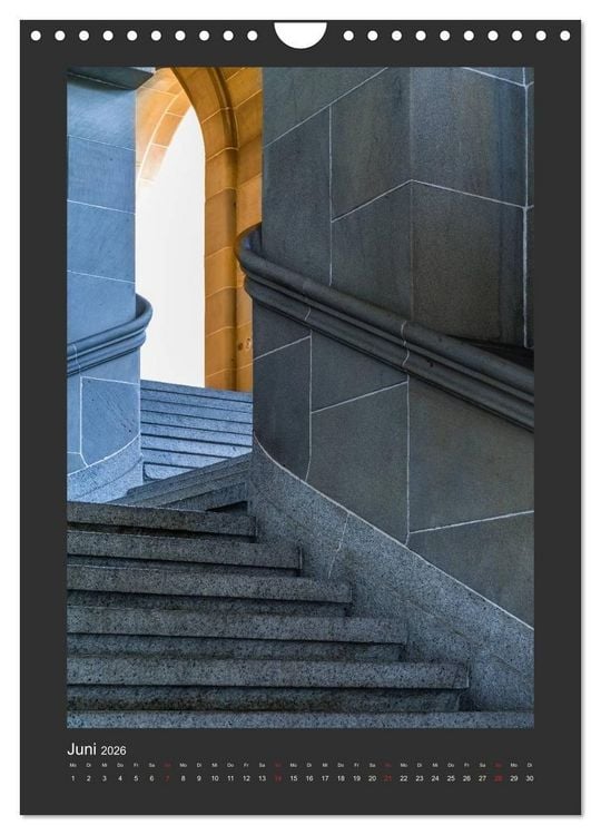Produktbild: Plakative Architektur (Wandkalender 2026 DIN A4 hoch), CALVENDO Monatskalender