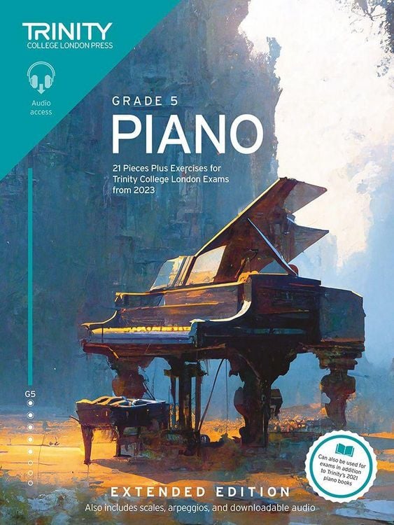 Produktbild: Trinity College London Piano Exam Pieces Plus Exercises from 2023: Grade 5: Extended Edition