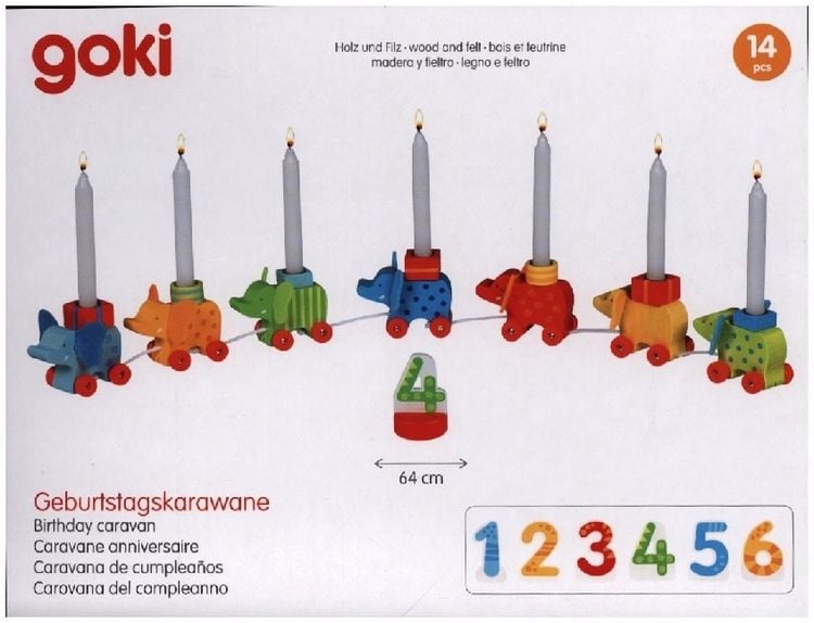 Produktbild: Geburtstagskarawane Elefanten