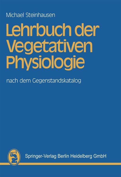 Produktbild: Lehrbuch der Vegetativen Physiologie