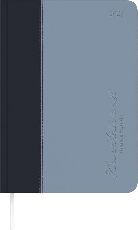 Produktbild: Buchkalender Premium Air blau-azur A5 2027