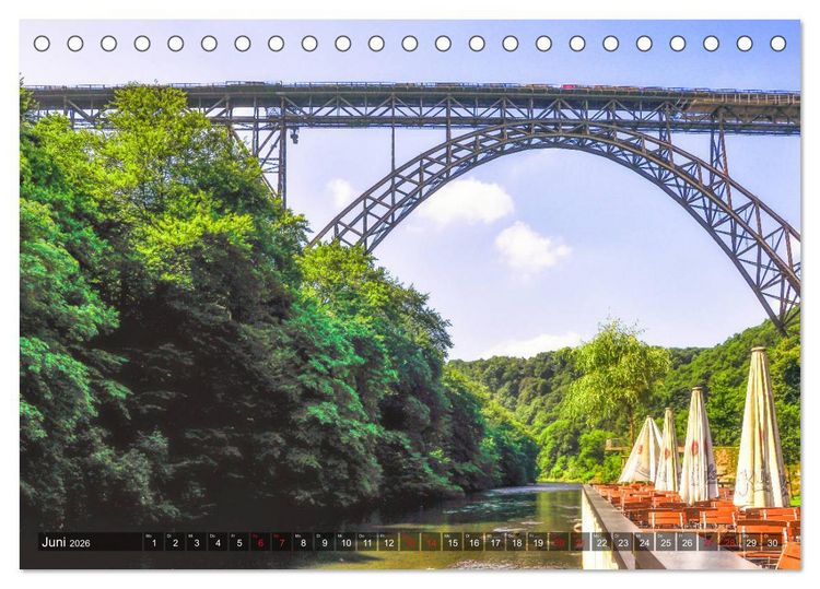 Produktbild: Nordrhein-Westfalen - Stadtansichten (Tischkalender 2026 DIN A5 quer), CALVENDO Monatskalender