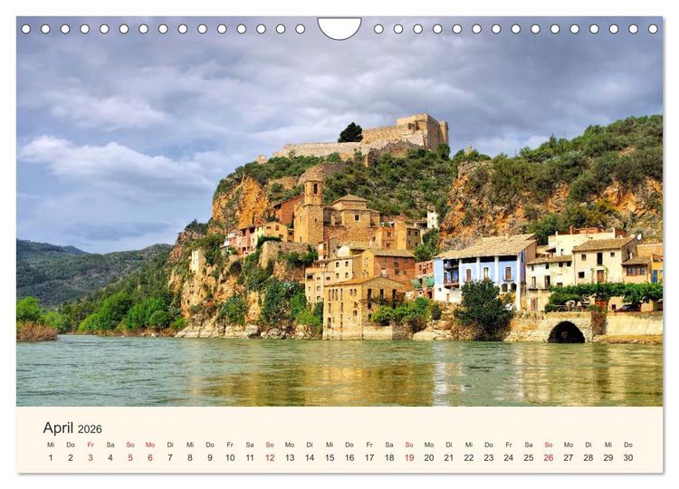 Produktbild: Costa Dorada - Die Goldene K&uuml;ste Spaniens (Wandkalender 2026 DIN A4 quer), CALVENDO Monatskalender