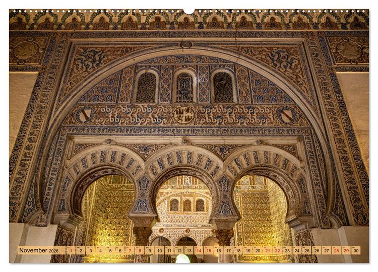 Produktbild: Sevilla - Unterwegs in Spanien (hochwertiger Premium Wandkalender 2026 DIN A2 quer), Kunstdruck in Hochglanz